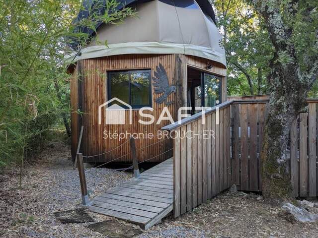 Lodge entièrement équipée avec terrain — photo du bien