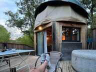 lodge avec terrasse en pleine nature — photo 2