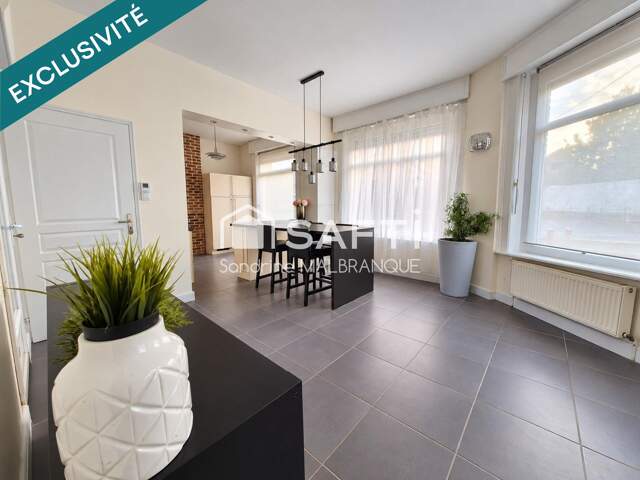 Exclusivité LIÉVIN 62800_Maison lumineuse d'environ 94m2_2 chambres + 1 bureau _  combles aménageables _ jardin clos sans vis à vis et stationnement privatif — photo du bien
