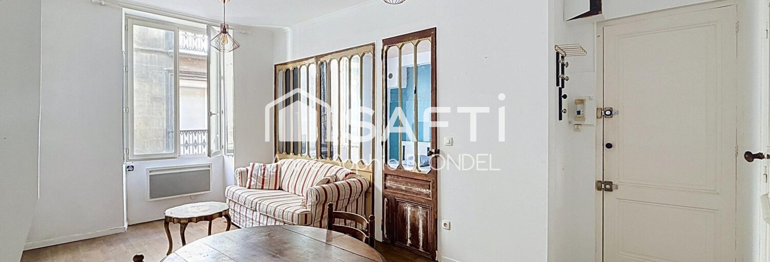 Appartement 2 Pièces 31 m² à vendre à Bordeaux (33000)