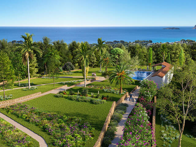 Vue mer infinie & parc privé   Bien d'exception à Fontsainte — photo du bien