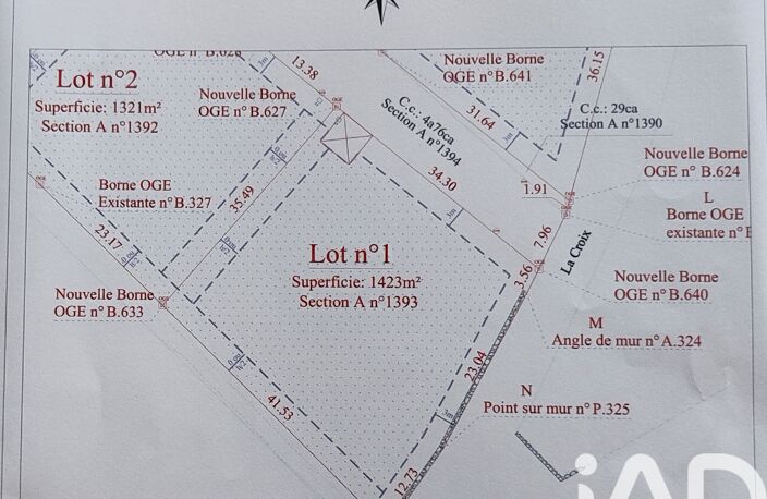 Vente Terrain à bâtir 1 423 m&sup2; — photo 4
