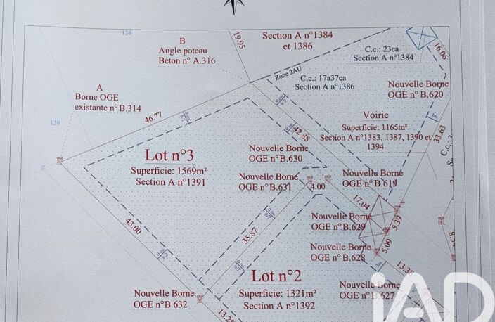 Vente Terrain à bâtir 1 569 m&sup2; — photo 3