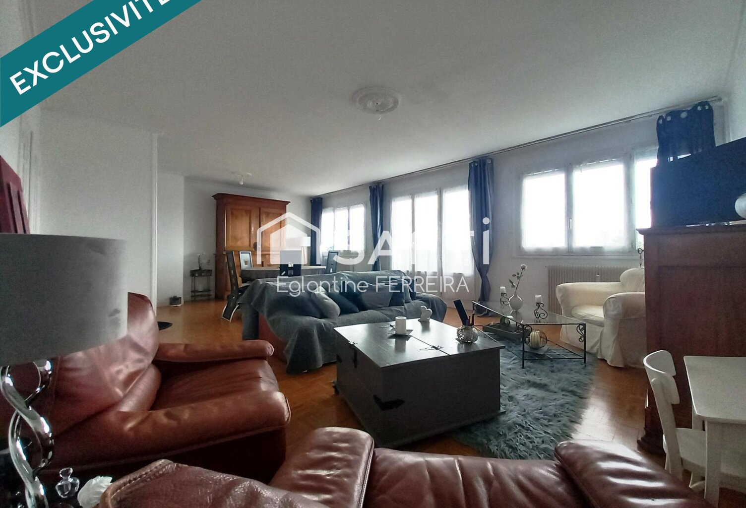 CHATEAUROUX, APPARTEMENT T3 DE 107M² AVEC BALCONS, GARAGE ET CAVE — photo 1