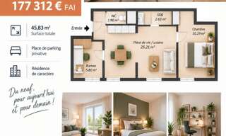 Appartement 3 Pièces 45 m² à vendre à Morlaix (29600)