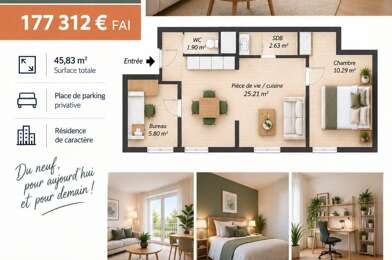 Appartement 3 pièces 177312 €