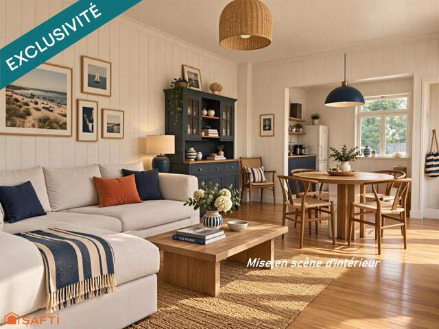 Quartier du Plateau. Maison 3 pièces 65 m² avec terrasse et cour. — photo du bien