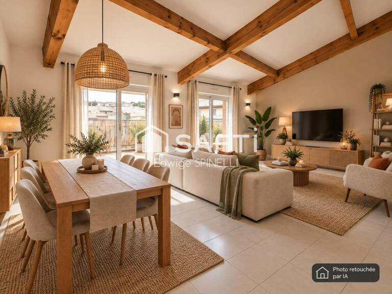 Appartement 5 pièces  101 m²  Dernier étage avec terrasse  Vue Tour Magne — photo 1