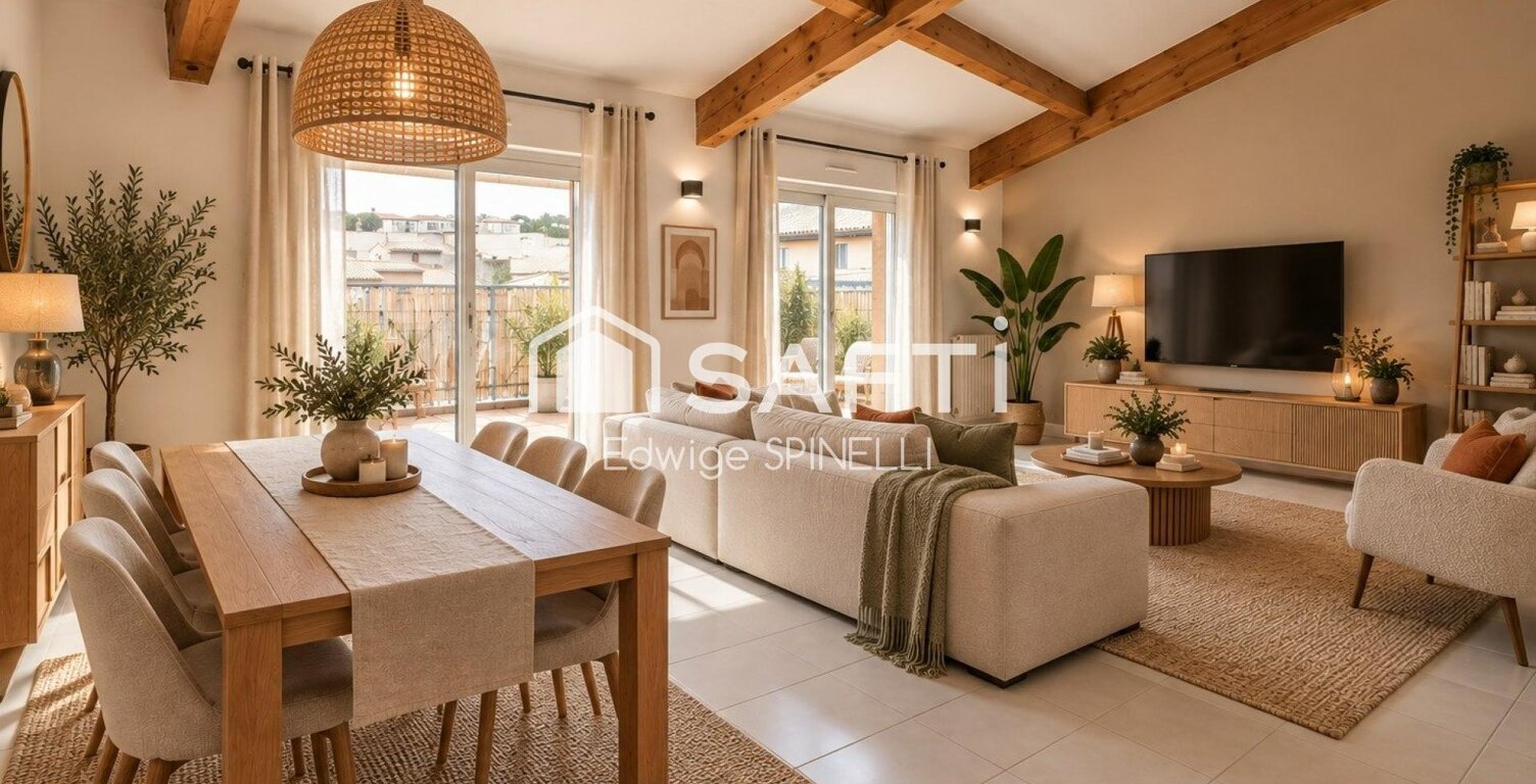Appartement 5 pièces  101 m²  Dernier étage avec terrasse  Vue Tour Magne — photo 1