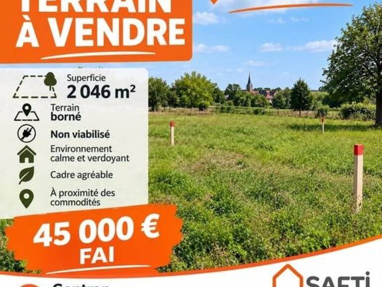 Terrain a bâtir 2046m² — photo 1