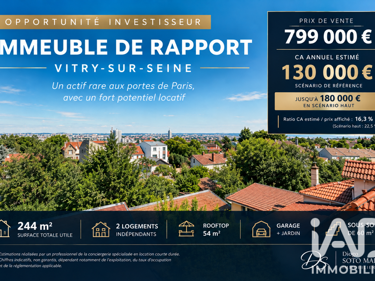 Vente Immeuble 9 pièces — photo 1