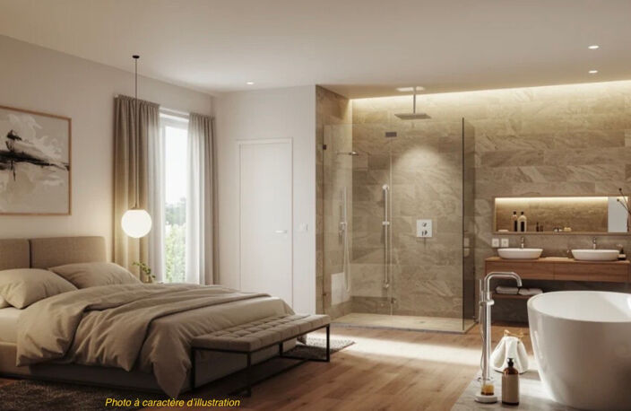 T4 'COMME UNE VILLA SUR LES TOITS' VUE MER LISIÈRE 8ÈME — photo 5