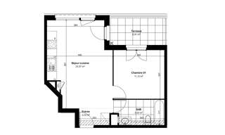 Appartement 2 Pièces 42 m² à vendre à Château-Thierry (02400)
