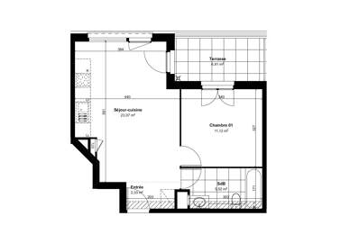 Vente Appartement 2 pièces — photo du bien