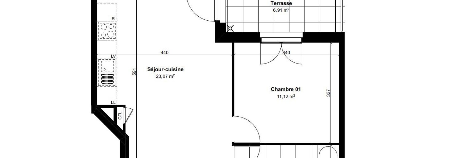Appartement 2 Pièces 42 m² à vendre à Château-Thierry (02400)