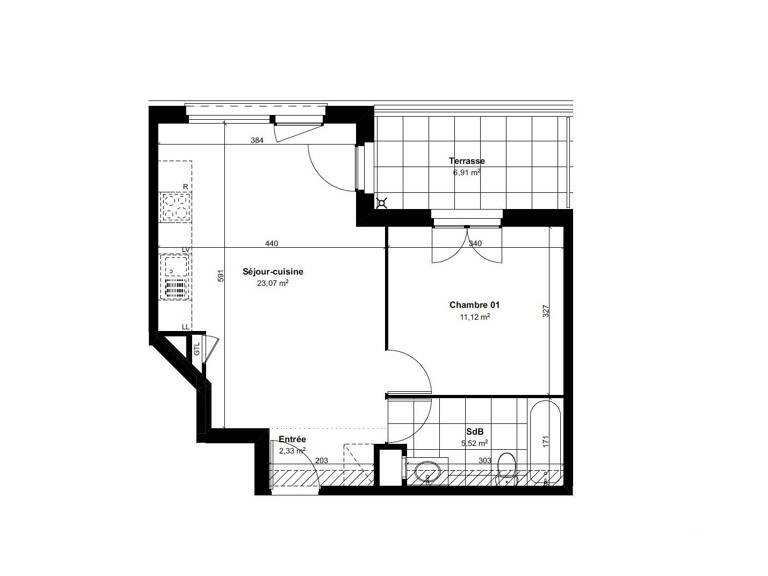 Vente Appartement 2 pièces — photo 1