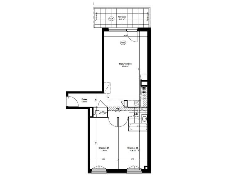 Vente Appartement 3 pièces — photo 1