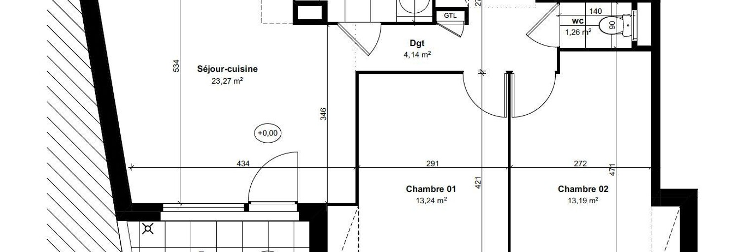 Appartement 3 Pièces 62 m² à vendre à Château-Thierry (02400)