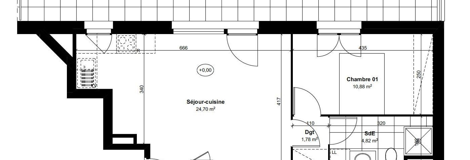 Appartement 2 Pièces 42 m² à vendre à Château-Thierry (02400)