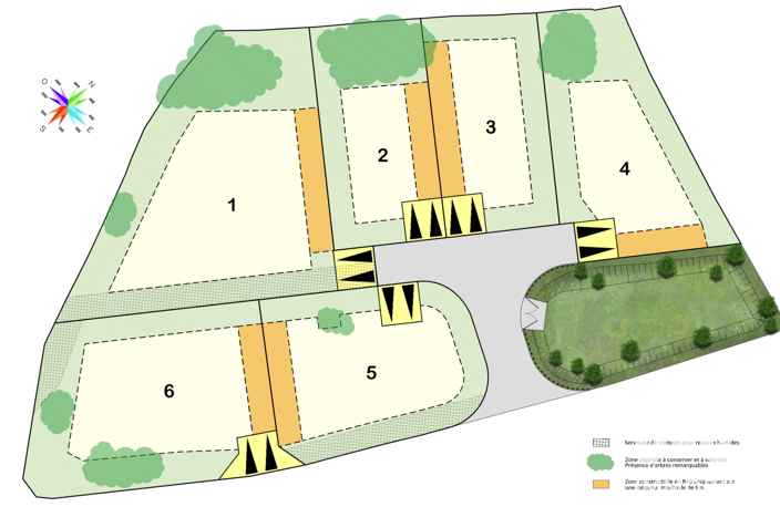 Vente Terrain à bâtir 387 m&sup2; — photo 3