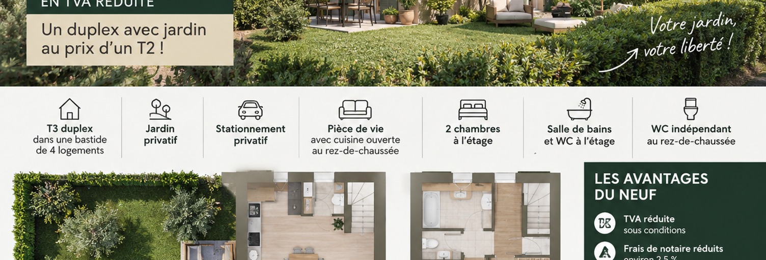 Appartement 2 Pièces 60 m² à vendre à Manosque (04100)
