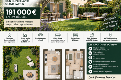 Appartement 2 pièces 191000 €