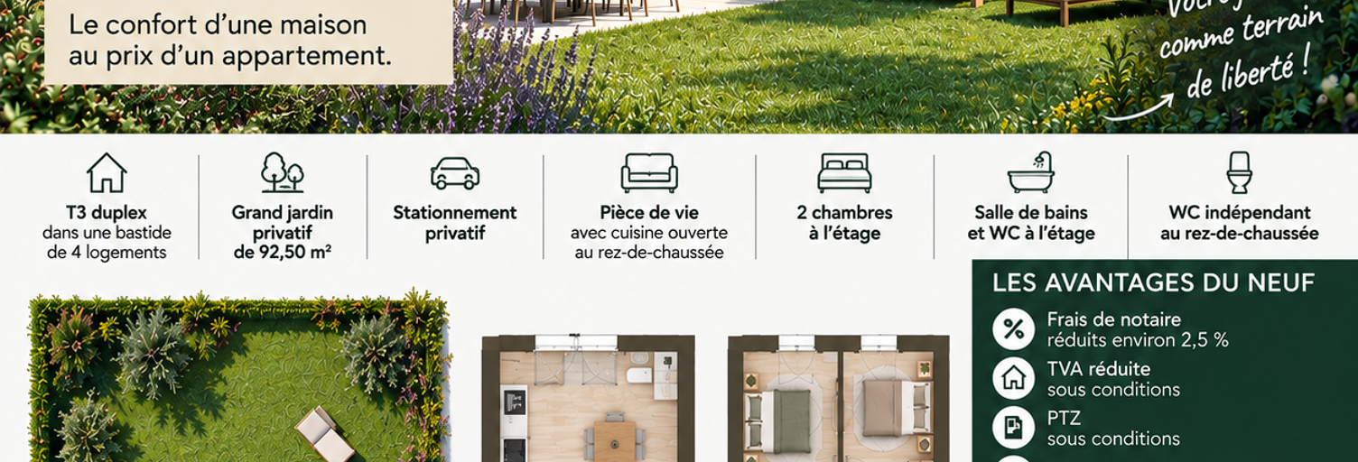 Appartement 2 Pièces 60 m² à vendre à Manosque (04100)