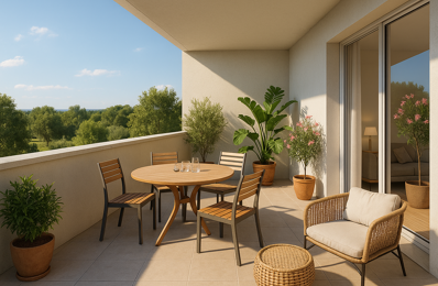 PROCHE GRIFFON - GRAND 2P DE 47M² AVEC UNE BELLE TERRASSE DE 12M² — photo du bien