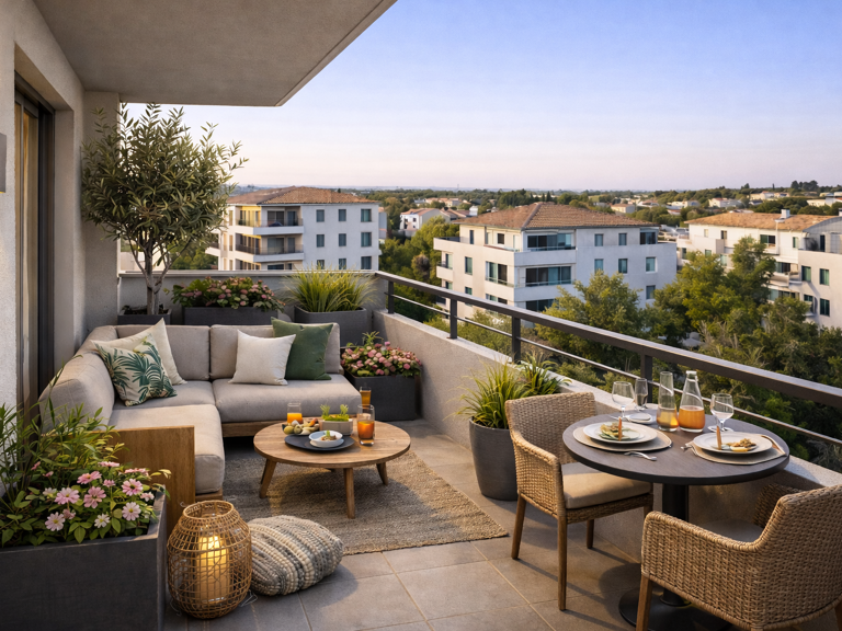 -PROCHE CENTRE VILLE – MAGNIFIQUE 2P DE 50M² EN DERNIER ETAGE AVEC GRANDE TERRASSE DE 14M² — photo 1