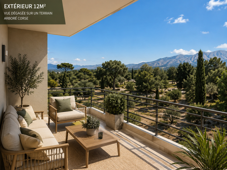 FURIANI - LIVRE 3 PIECES DE 65M² EN DERNIER ETAGE ET SANS VIS A VIS  — photo 1