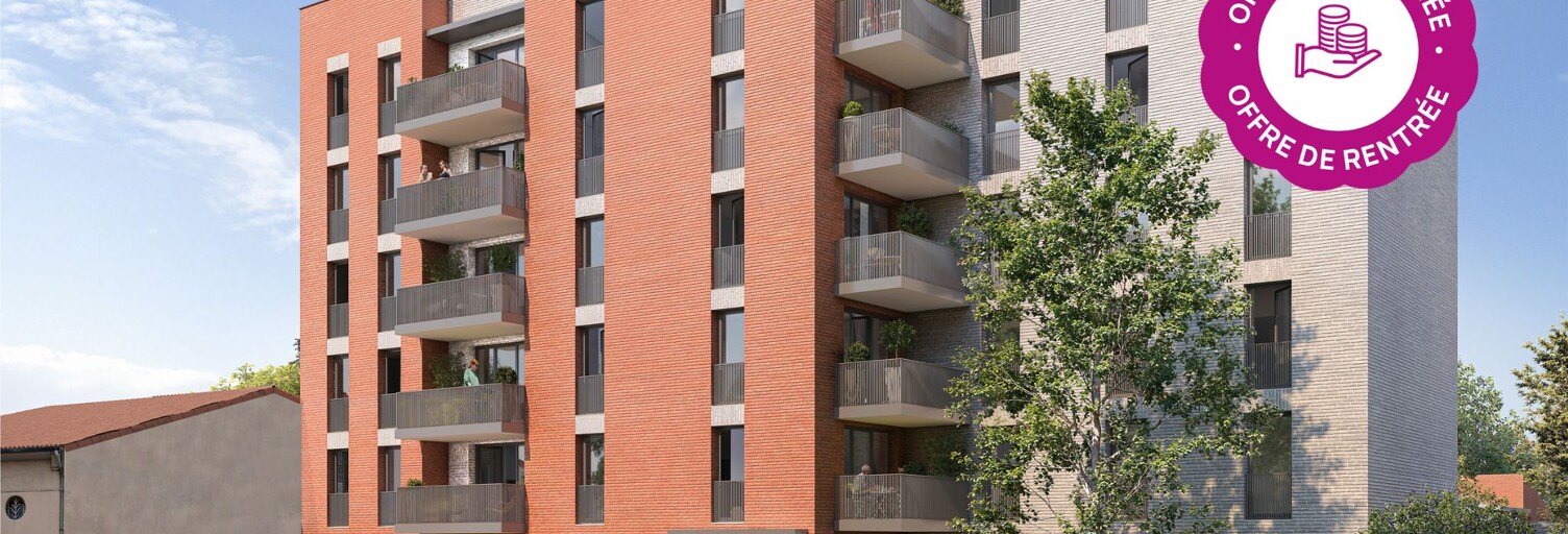 Appartement neuf T2, T3, T4 Pièce 37 à 85 m² à vendre à Toulouse (31000)