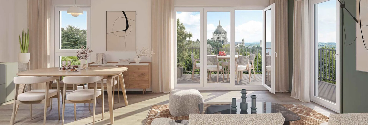 Appartement neuf T2, T3, T4 Pièce 40 à 81 m² à vendre à Lisieux (14100)