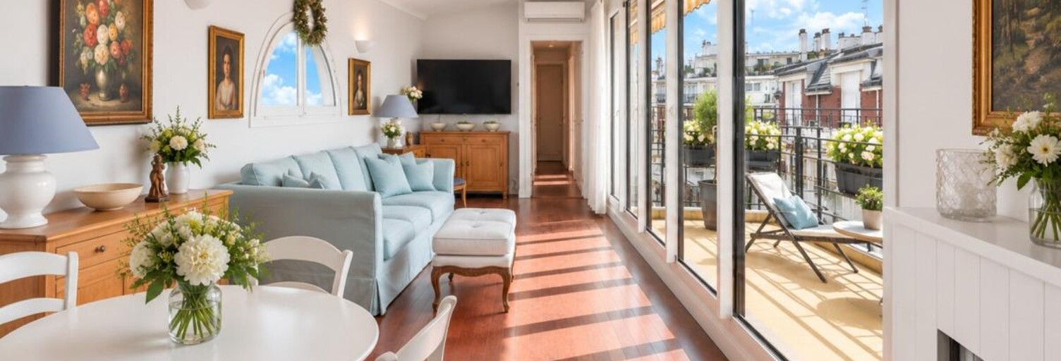 Appartement 2 Pièces 51 m² à vendre à Paris 16 (75016)
