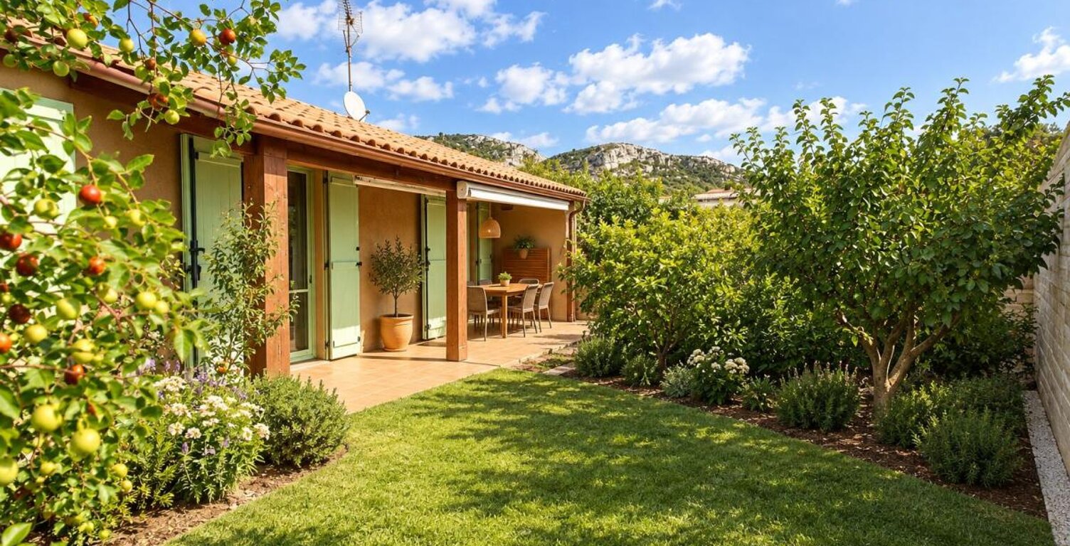 Maison de plain pied, calme, 4 chambres, sans vis-à-vis, piscine, garage, La Bouilladisse — photo 1