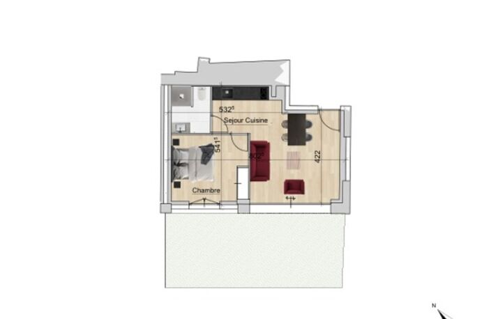 Appartement à vendre 2 pièces 41m² VINZIER (74) — photo 5