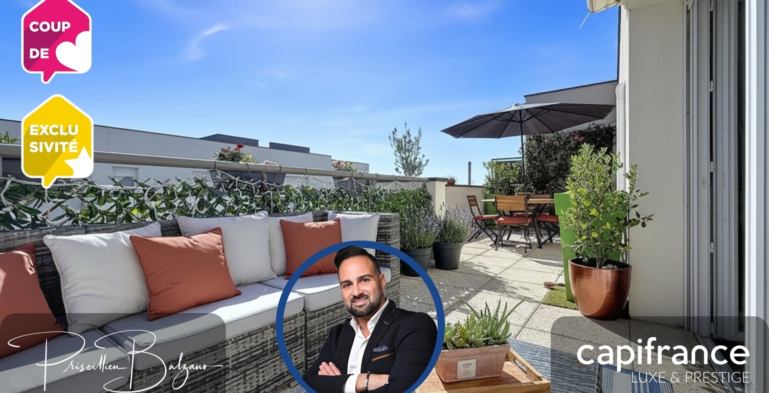 Appartement à vendre 5 pièces SAINT FONS (69  SAINT-FONS – T5 DERNIER de 104 m² ÉTAGE AVEC TERRASSE 26 m² – RÉSIDENCE RÉCENTE — photo 1