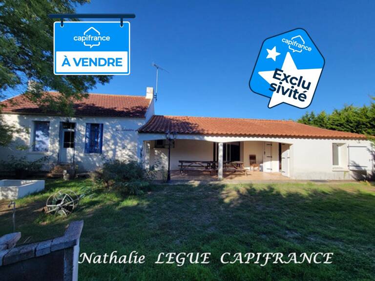 LA BARRE DE MONTS / FROMENTINE (85) proche île de NOIMOUTIER , VENDEE , Maison familiale à vendre 10 pièces 141 m² 5 chambres, 4 WC , 4 salles d'eau , puits,  850m² clos — photo 1