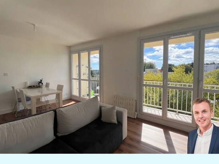 QUIMPER (29) — À VENDRE - Appartement T3 de 60,57 m² AU 6ᵉ et dernier — Balcon - Cave — photo 1