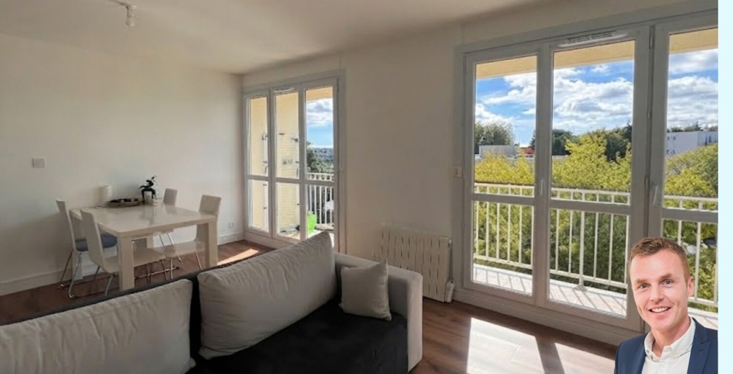 QUIMPER (29) — À VENDRE - Appartement T3 de 60,57 m² AU 6ᵉ et dernier — Balcon - Cave — photo 1