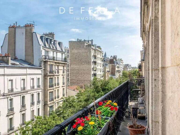 Duplex 4 pièces – Rue d'Alésia, Paris 14e – Balcon 10,79 m² – Sans vis-à-vis — photo 1