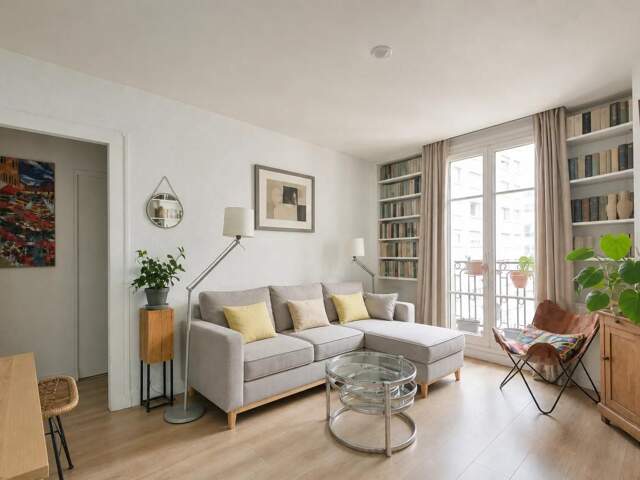 Appartement 3 pièces de 46 m² situé à Paris — photo du bien