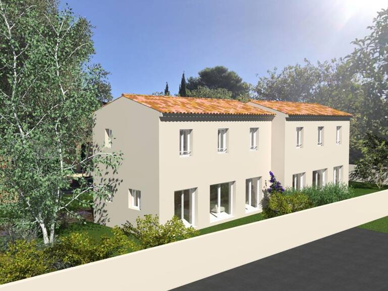 À Vendre - Projet construction d'une maison neuve semi mitoyenne - La Valette du Var — photo 1