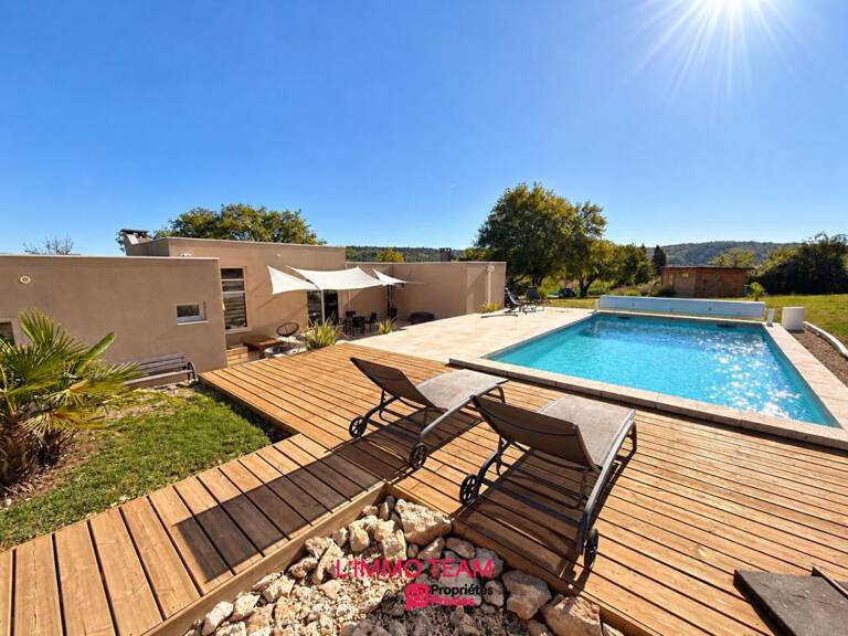 Villa contemporaine T4 avec piscine sur 13000m² de terrain au calme à 10 minutes de CAHORS — photo 1