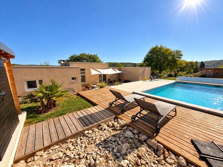 Villa contemporaine T4 avec piscine sur 13000m² de terrain au calme à 10 minutes de CAHORS — photo 1