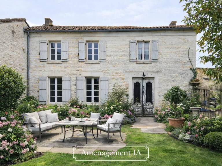 Ancienne fermette à rénover (2 maisons + grange) à 10 mn de COGNAC — photo 1