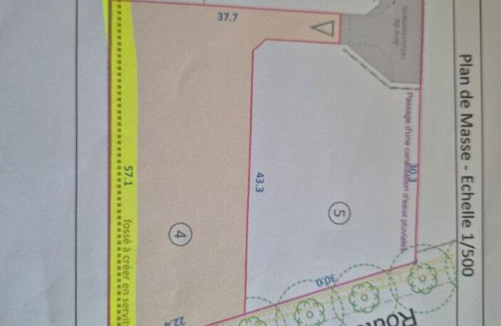 LEGUEVIN  TERRAIN PLAT VIABILISE  DE 1274 M2 — photo 5