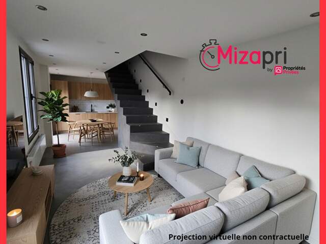 93370 MONTFERMEIL - Secteur Mairie -Maison 2 pièces 54,34 m² -1 Chambre -Terrasse- Stationnement 1cave - — photo du bien