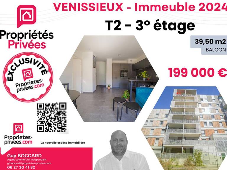 Appartement Venissieux 2 pièce(s) 39.5 m2 — photo 1