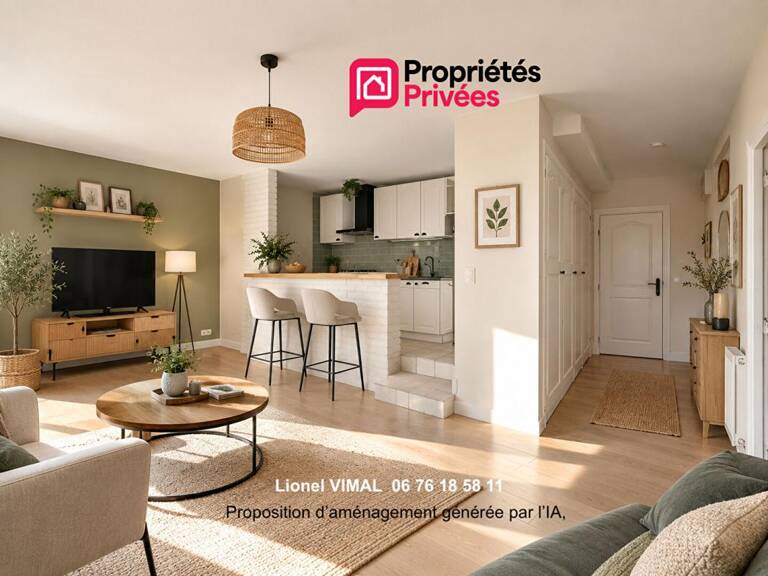 Appartement 2 pièces 44 m2 avec balcon, jardin — photo 1