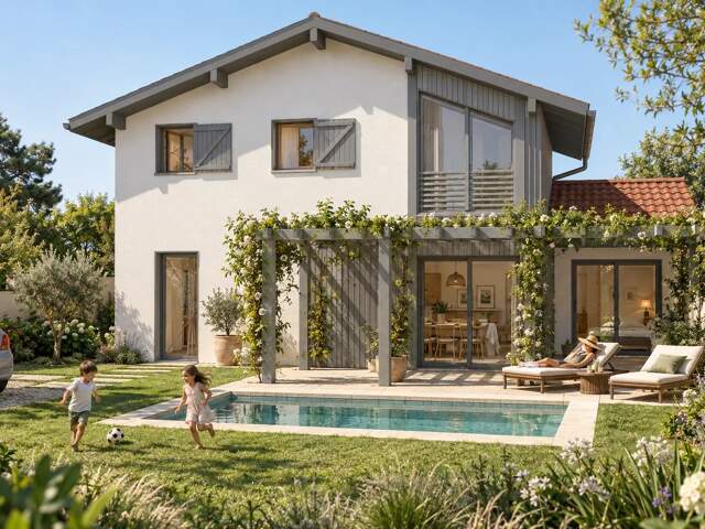 EXCLUSIVITÉ - MAISON DE 157 M² AVEC PISCINE AUX PORTES DE BIARRITZ — photo du bien
